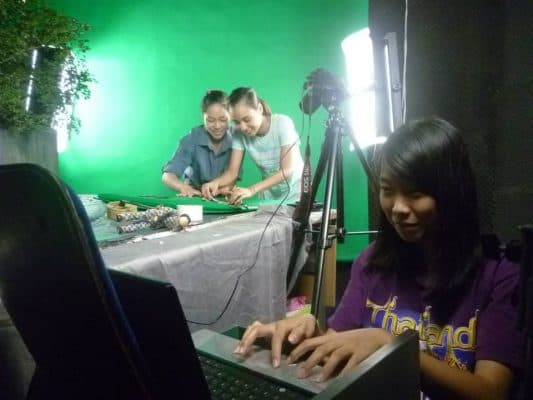 Behind the scene