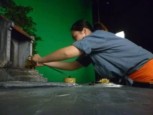 Behind the scene