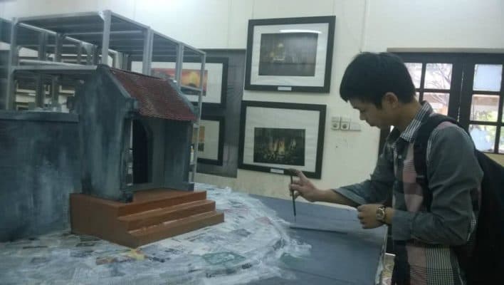 Behind the scene