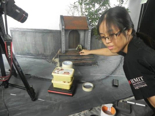 Behind the scene