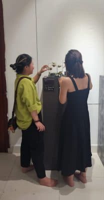 Behind the scene